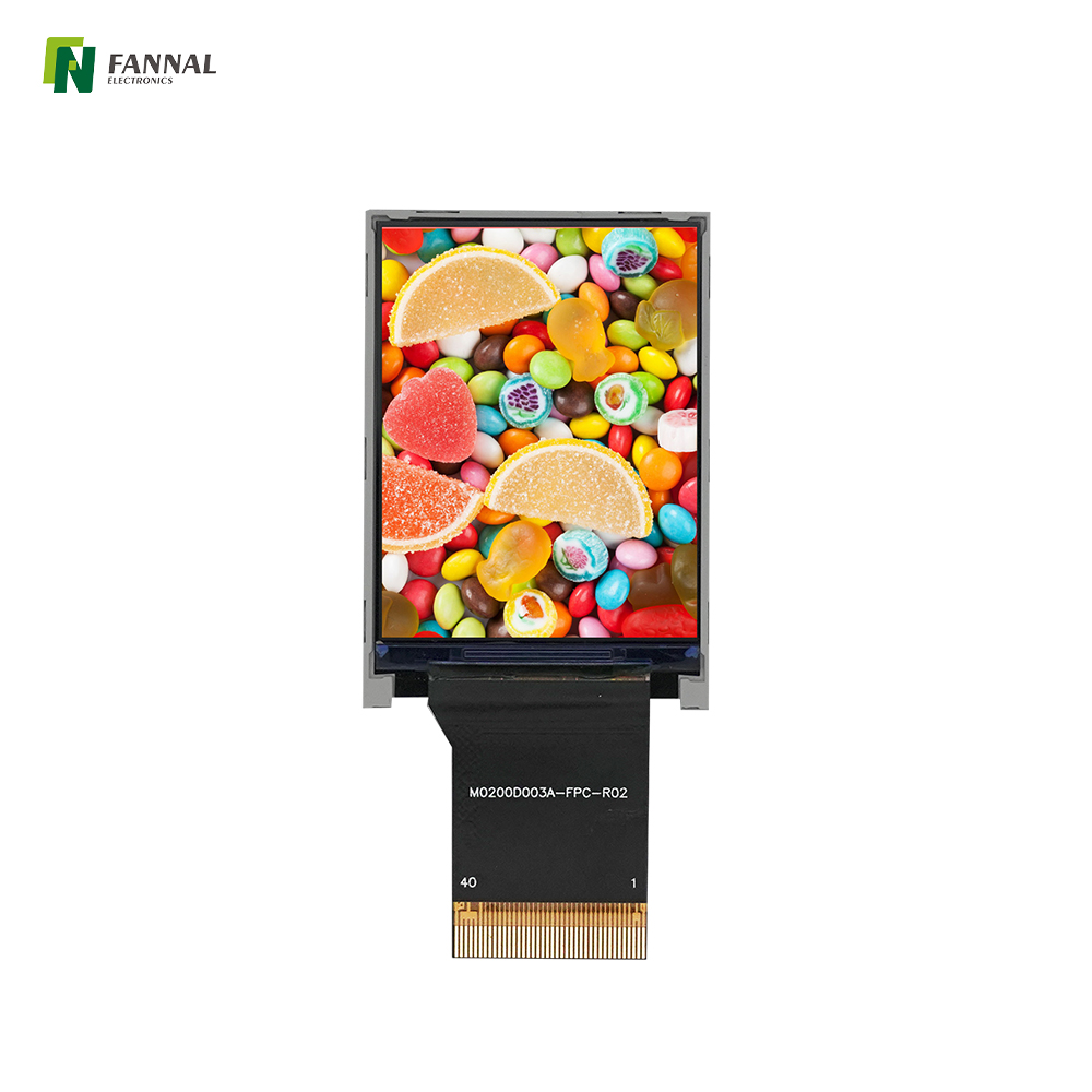 2-inch Industrial TFT LCD,240x320, High Brightness ,500cd/m2, 40PINS MCU