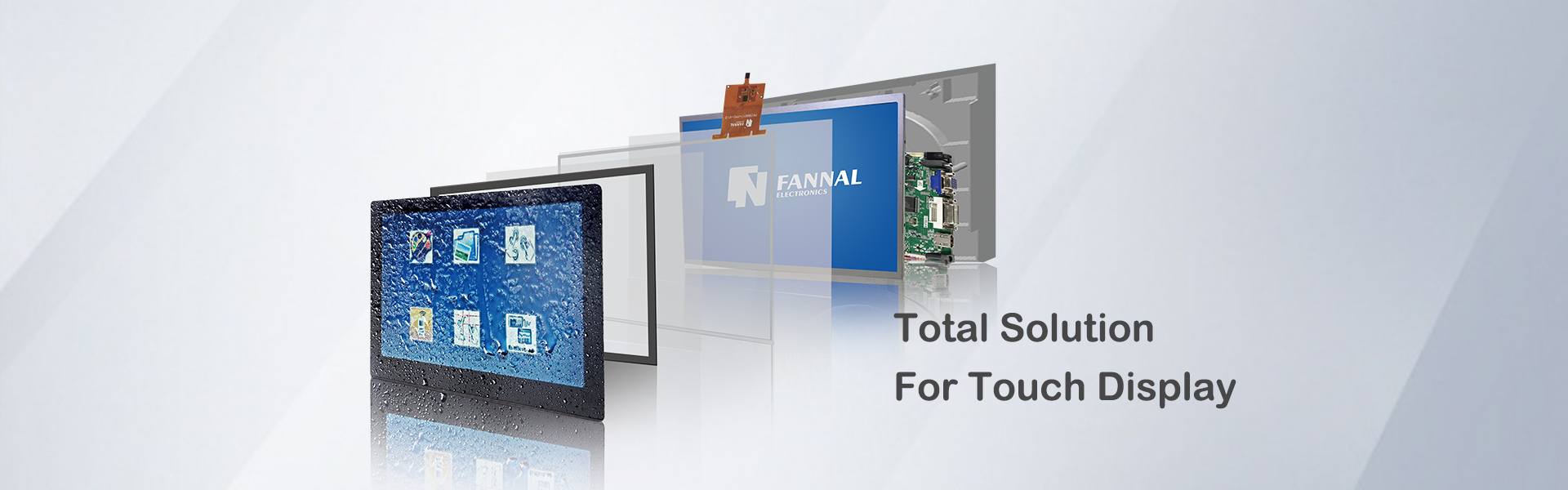 Total solutions for touch displays
