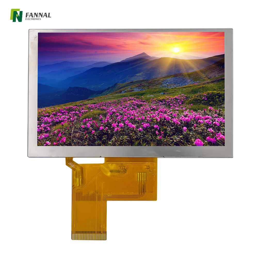5-inch Industrial TFT LCD Resolution 800*480 Brightness 850cd/m2