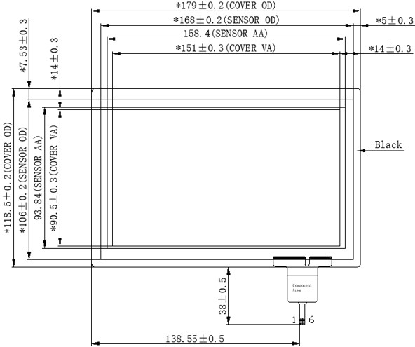 7.0 inch capacitive touch display