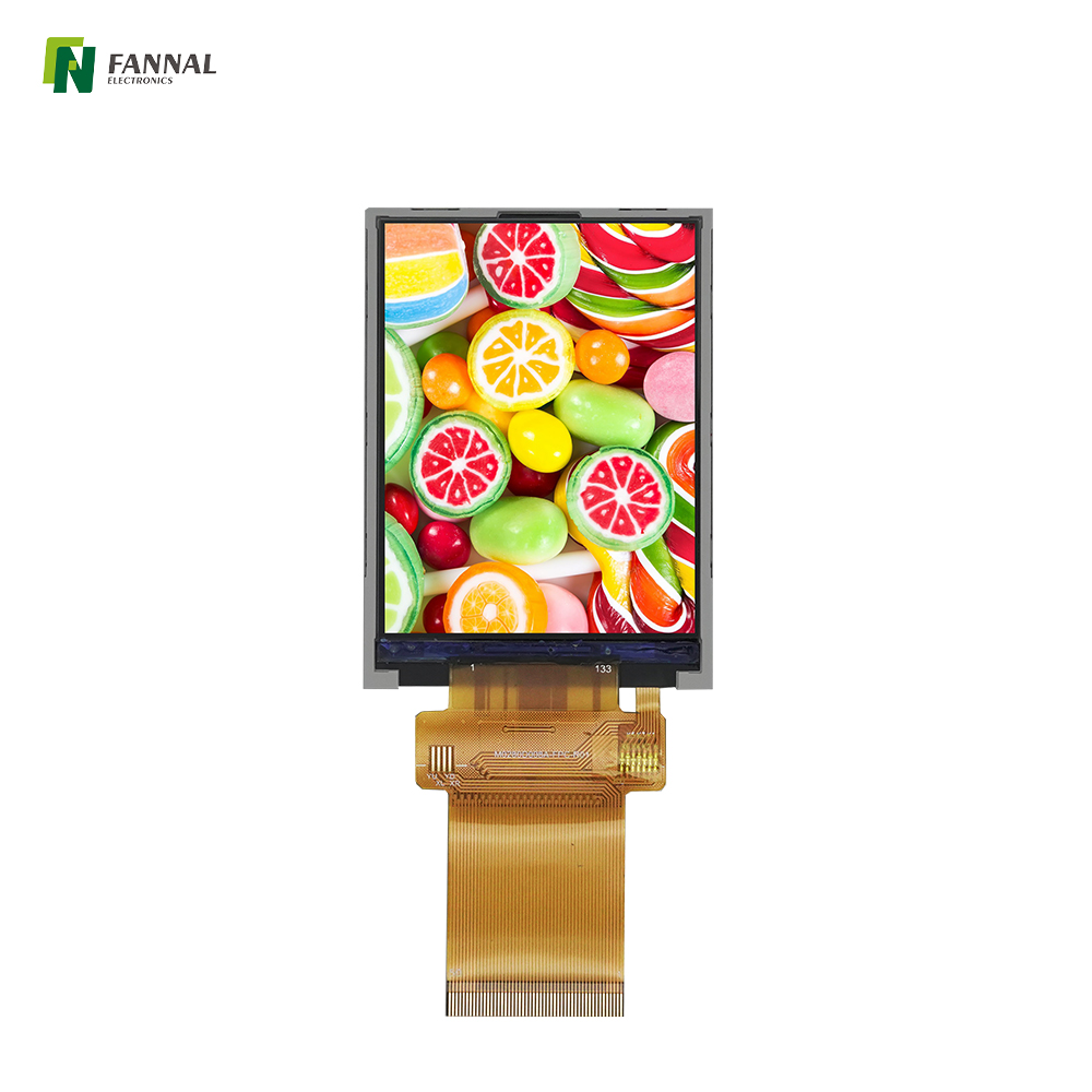 2.8-inch Industrial TFT LCD,240x320, High Brightness ,450cd/m2, 50PIN R&M&S