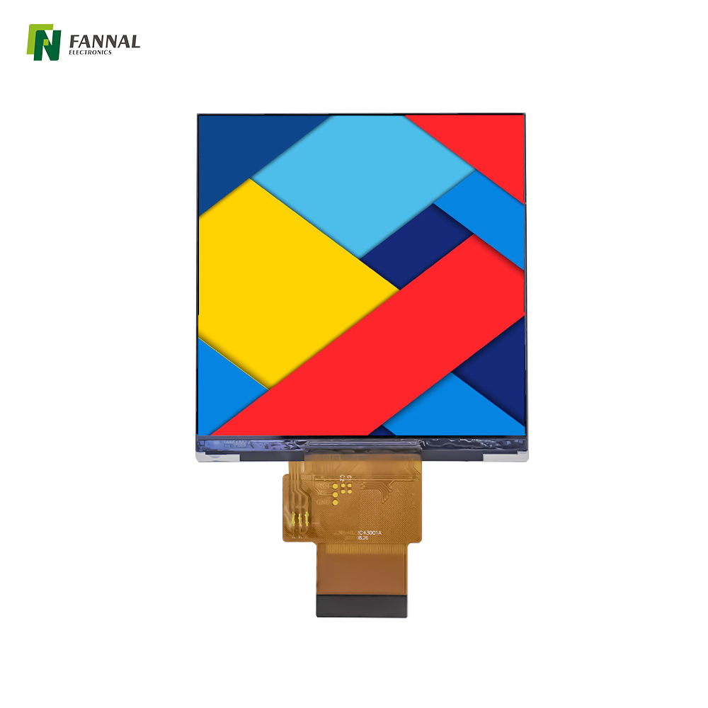 4-inch Industrial TFT LCD,480x480,360cd/m2, 40PIN RGB