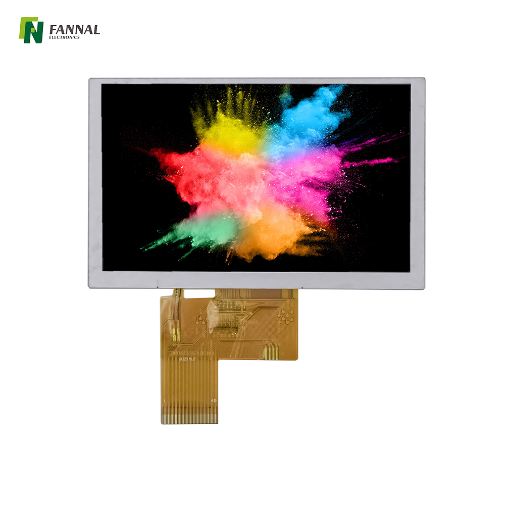 5-inch Industrial TFT LCD,800x480,500cd/m2, 40PIN RGB