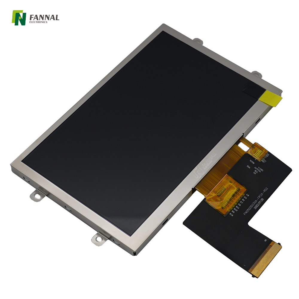 5-inch TFT LCD, 800x480, IPS LCD, 1000cd/m², 40PINS, RGB