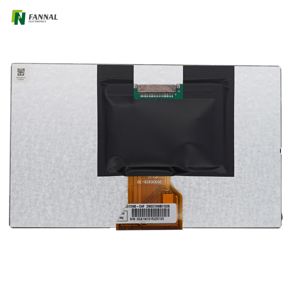 7-inch Industrial TFT LCD, 800x480, High Brightness , 950cd/m2, 20PINS LVDS