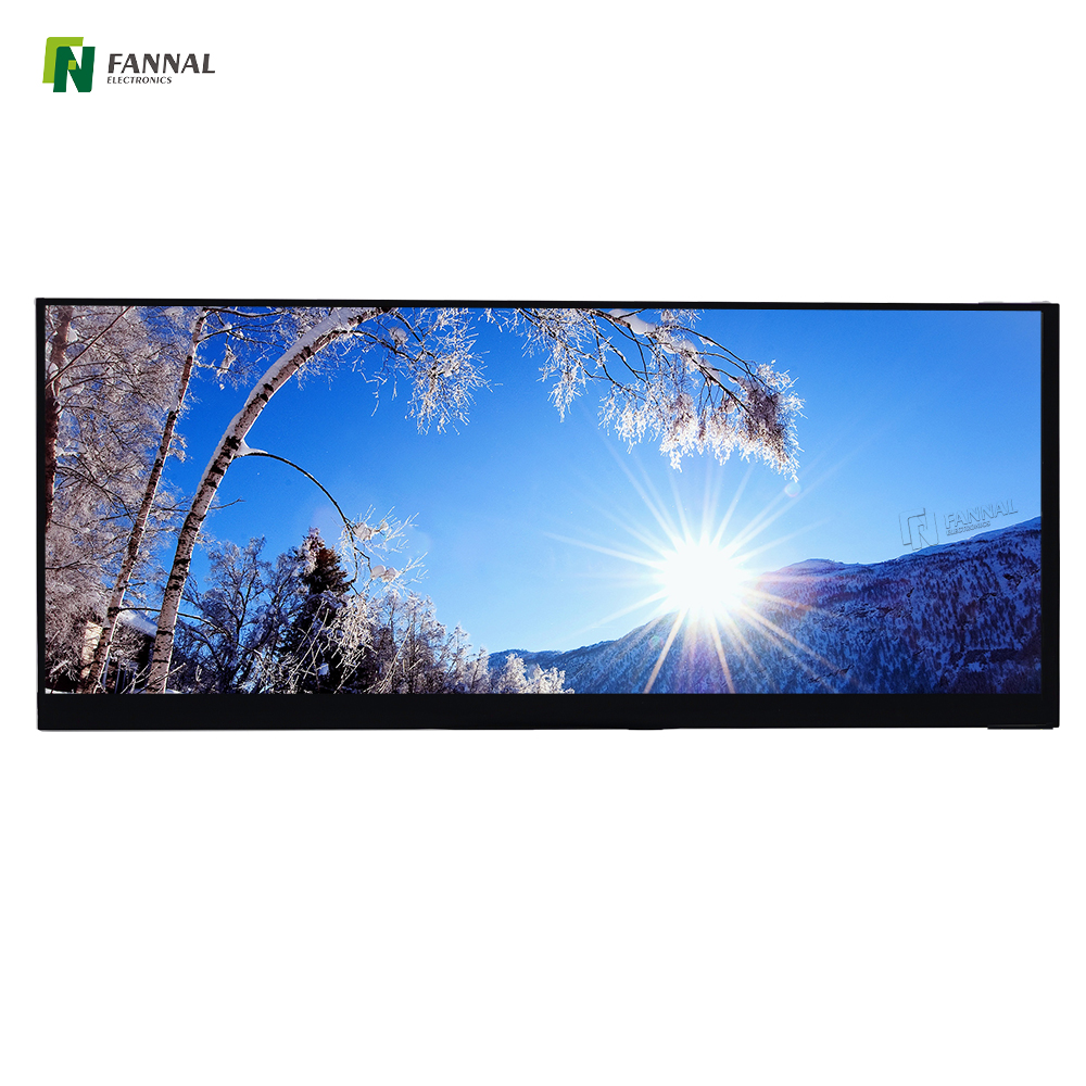 10.25-inch Industrial TFT LCD Resolution 1920x720 Brightness 750cd/m2 50PINS LVDS -30~85Ope Temp